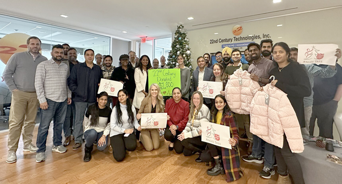 22nd Century has partnered with the The Salvation Army Angel Tree program